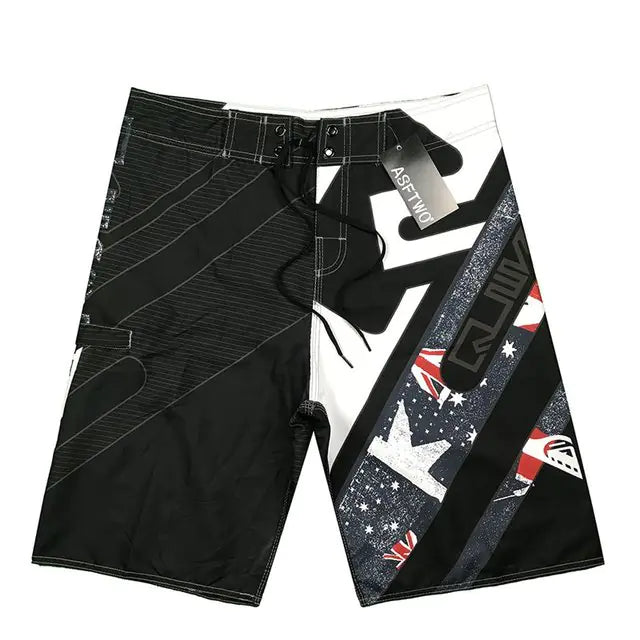 Sleek Surfer Swim Trunks