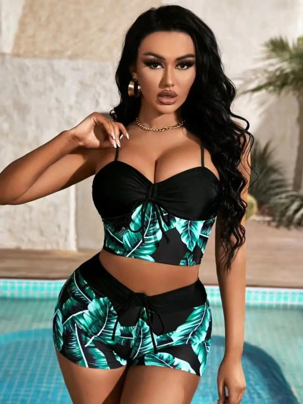 2023 Elegant High-Waist Swimsuits Bulk