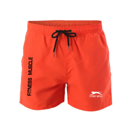 Fitness muscle swim trunks