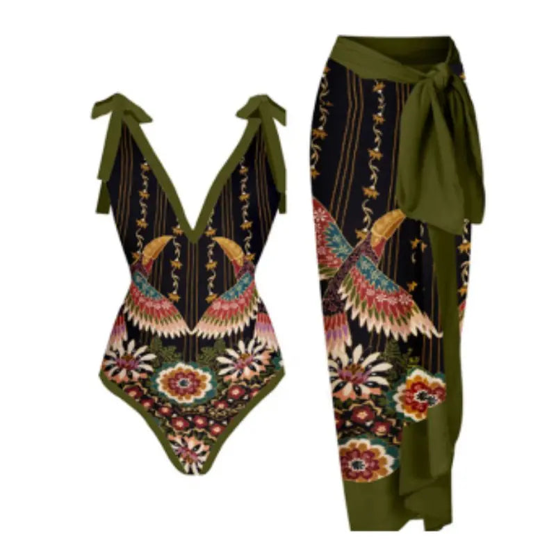 Chic Slim Fit Women's Swimwear