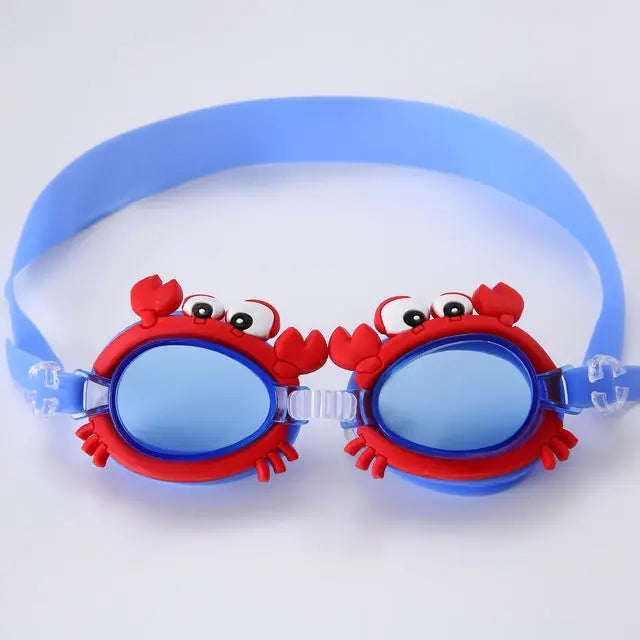 Cute Cartoon Anti-Fog Children's Swimming Goggles