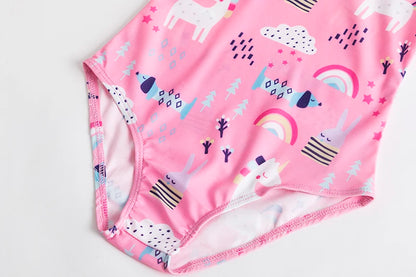 Girls' Swimsuit Swimwear 2024 Summer Swim Bikini Set Kids Floral Toddler Learn Swimming Suits One-Piece Sunbeach Infant Swimwear