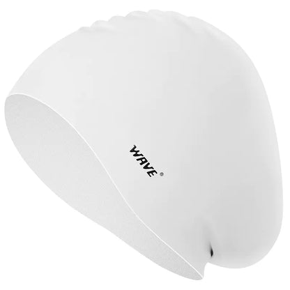 Fashionable Waterproof Silicone Swimming Cap for Long Hair