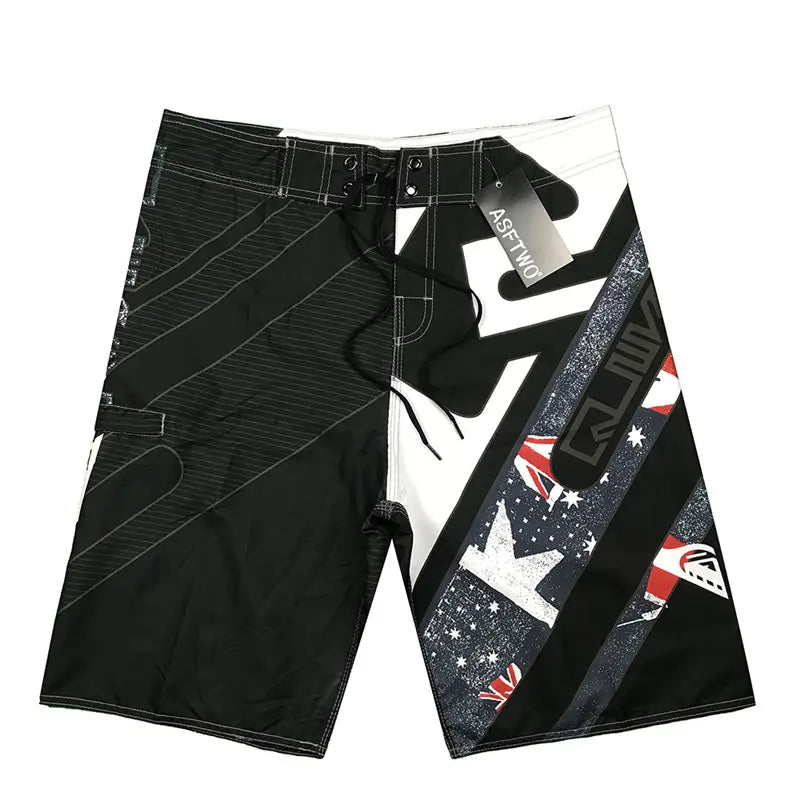 Sleek Surfer Swim Trunks