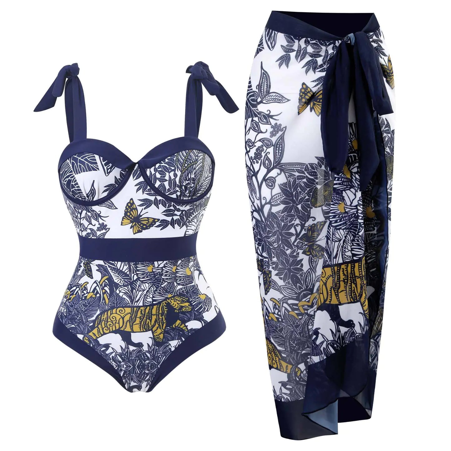 Chic Slim Fit Women's Swimwear