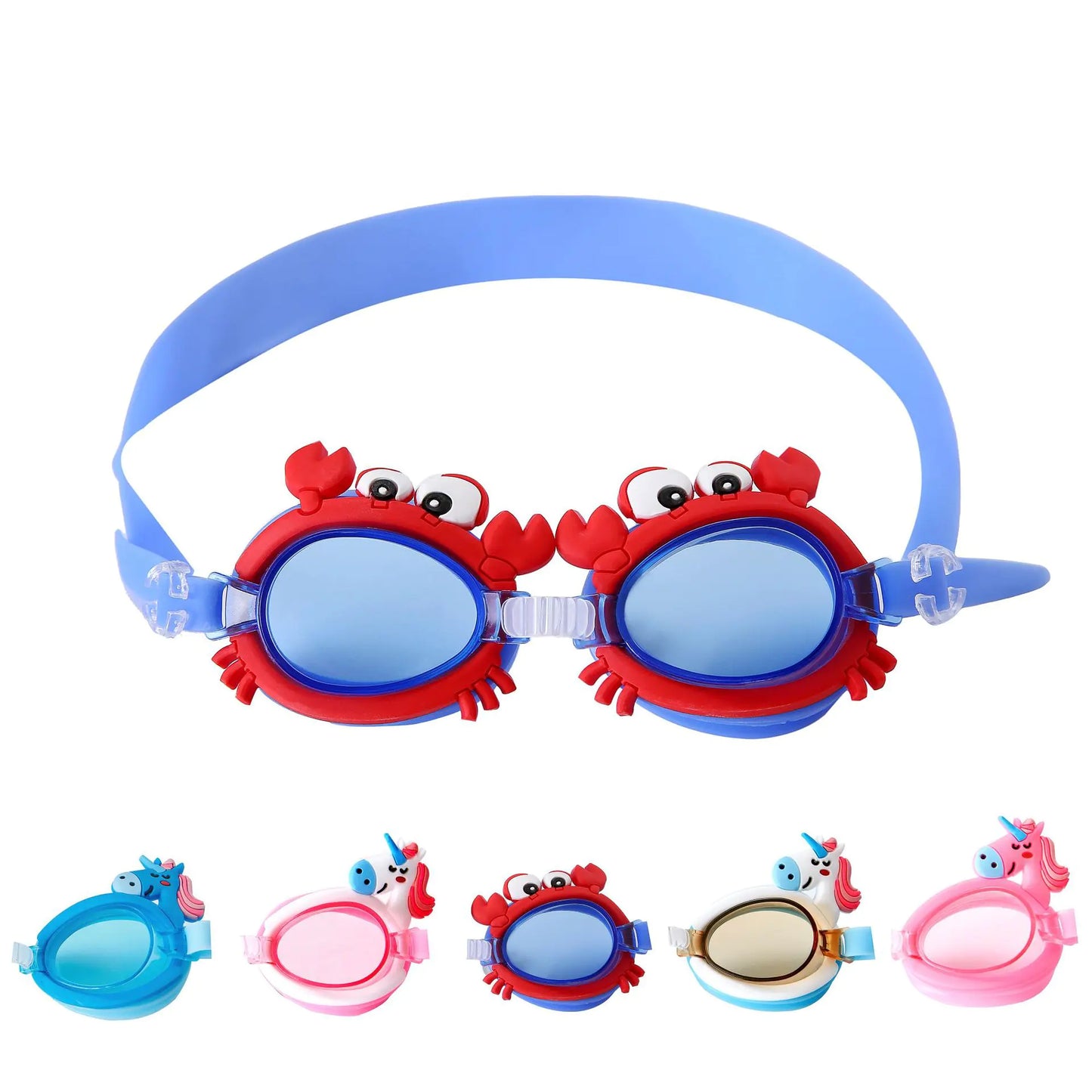 Cute Cartoon Anti-Fog Children's Swimming Goggles