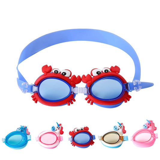 Cute Cartoon Anti-Fog Children's Swimming Goggles