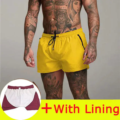 Men's Trendy Beach Swim Trunks