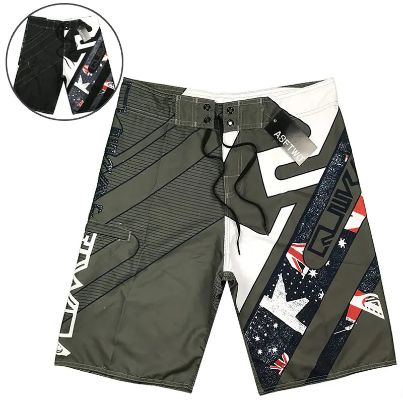 Sleek Surfer Swim Trunks