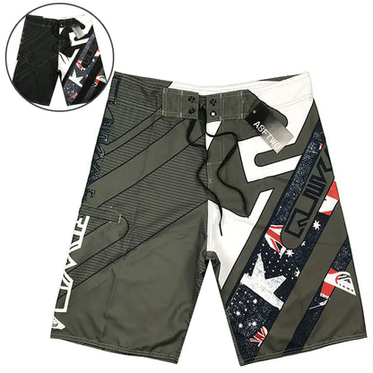 Sleek Surfer Swim Trunks