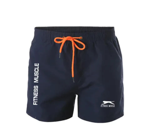Fitness muscle swim trunks
