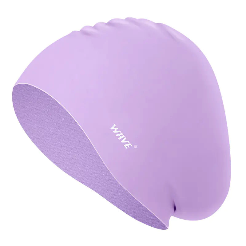 Fashionable Waterproof Silicone Swimming Cap for Long Hair